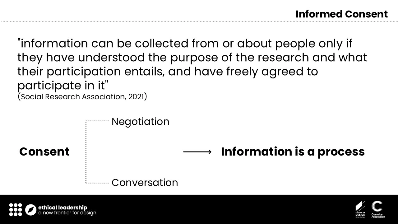 Slide 8. Informed Consent. plain slide with text.
